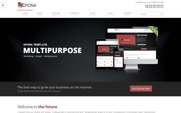 Epona bootstrap template